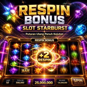 Respin Bonus Slot Starburst: Mengenal Fitur Putaran Ulang yang Membuat Permainan Lebih Seru